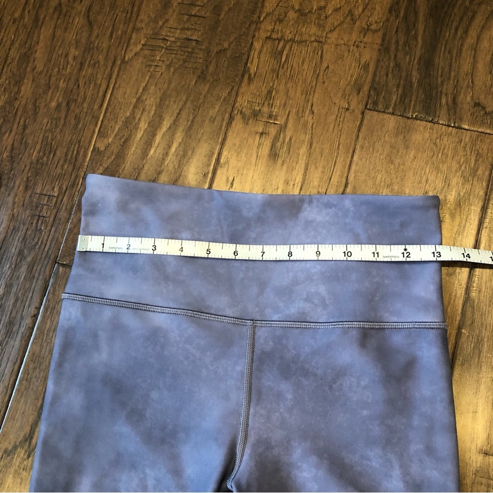 EUC✨ ATHLETA women's small blue Elation 7/8 yoga Tights Tie Dye Watercolor - Picture 6 of 11